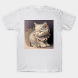 A Fractal Portrait of A Baby Kitten T-Shirt